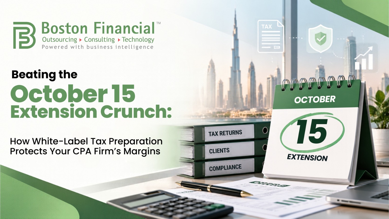 Beating the October 15 Extension Crunch: How White-Label Tax Preparation Protects Your CPA Firm’s Margins